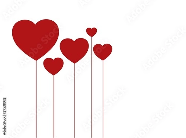 Obraz Valentine's Day hearts