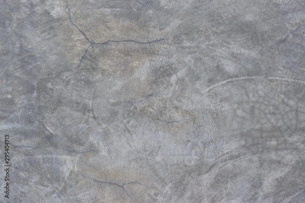 Fototapeta Grunge concrete wall with crack and stains in industrial building. Cement texture for design and background.