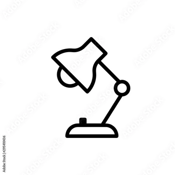 Fototapeta Desk lamp icon Vector