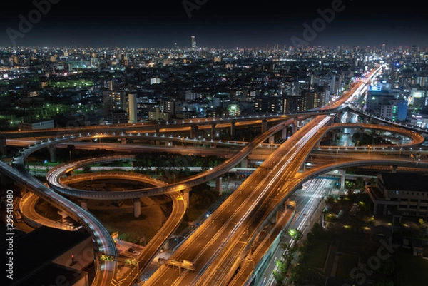 Fototapeta 東大阪のJCT