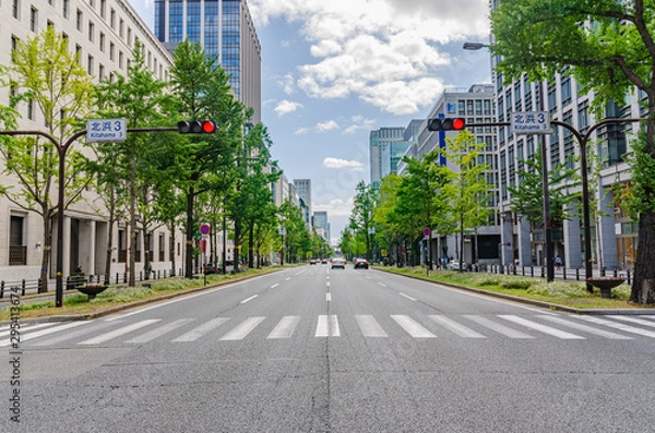 Fototapeta 大阪　御堂筋