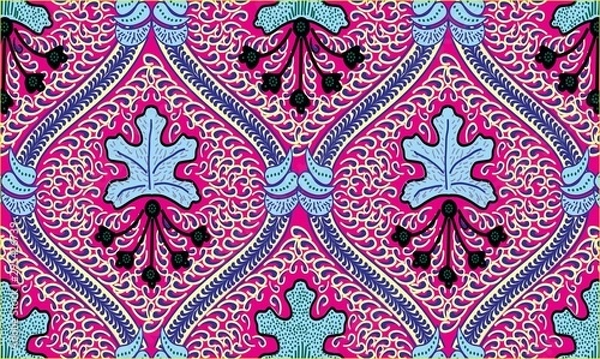 Obraz  The composition of the design of flora motifs is very good