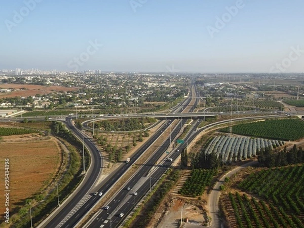 Obraz Dror intersection in central Israel