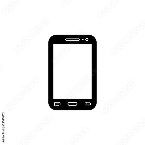 Fototapeta smartphone icon vector flat design
