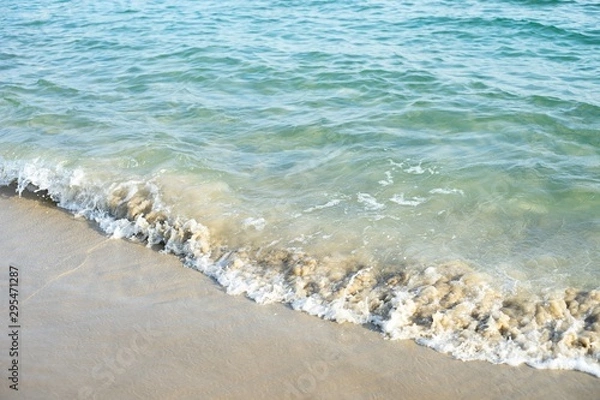 Fototapeta Wave in the sea In the evening 