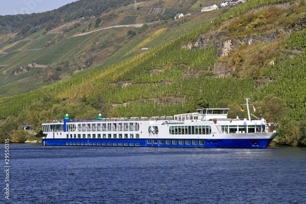 Obraz Hotelschiff auf der Mosel