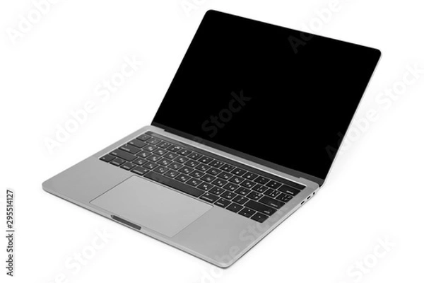 Obraz modern laptop computer isolated on the white background