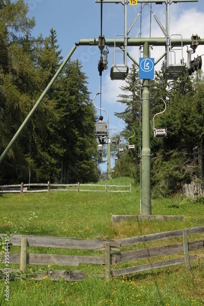 Obraz Sessellift im Sommer