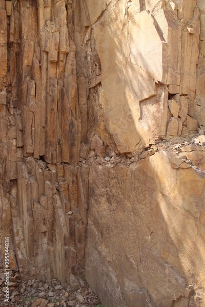 Obraz Nahaufnahme eines Steinbruchs