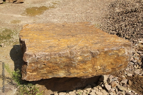 Obraz Steinquader aus Steinbruch