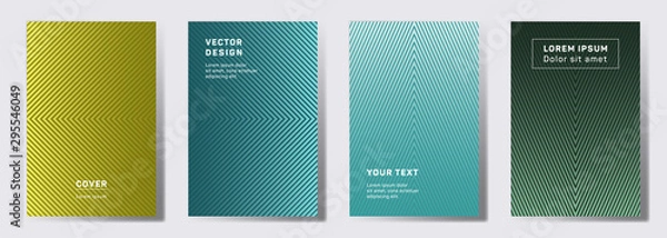 Obraz Geometric lines patterns with edges, angles.