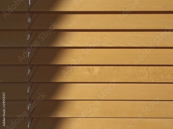 Obraz Żaluzje drewniane