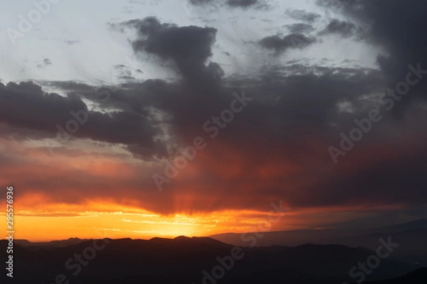 Fototapeta atardecer  anaranjada