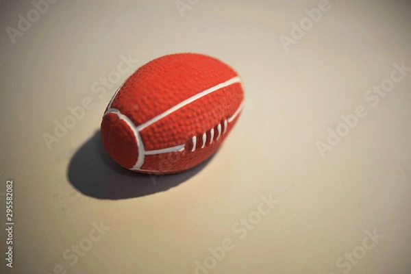 Fototapeta おもちゃのラグビーボール