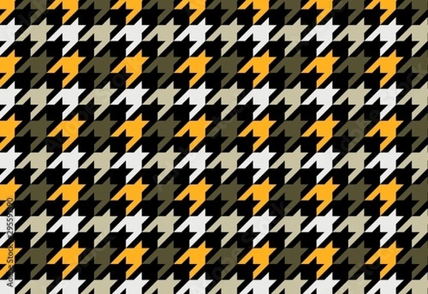 Obraz  houndstooth seamless pattern background 