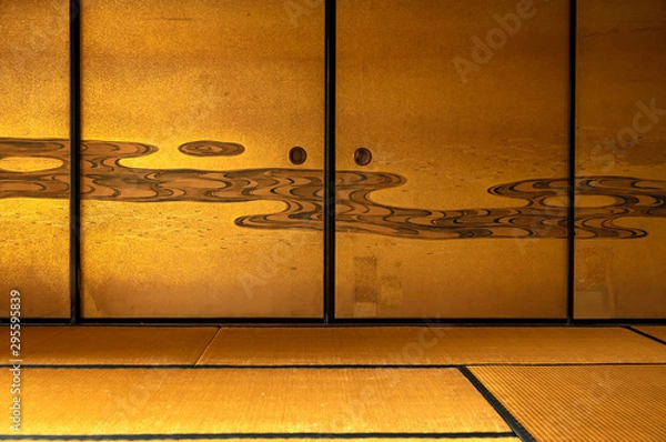 Obraz ふすまと畳　背景素材