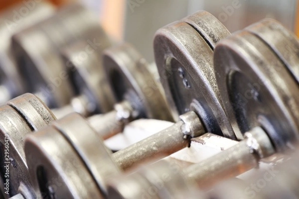 Fototapeta dumbbells