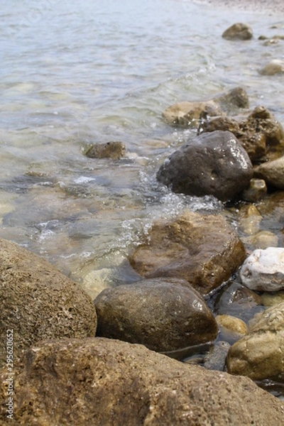 Obraz kamienie w morzu