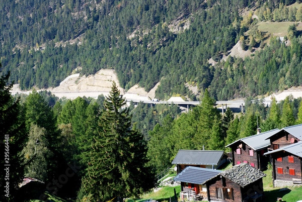 Obraz Ganterbrücke / Simplonpass