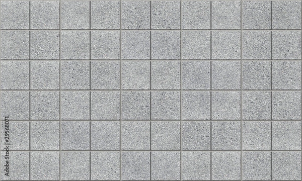 Obraz Tiled concrete pavement