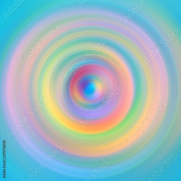 Fototapeta Abstract circle blurred background.