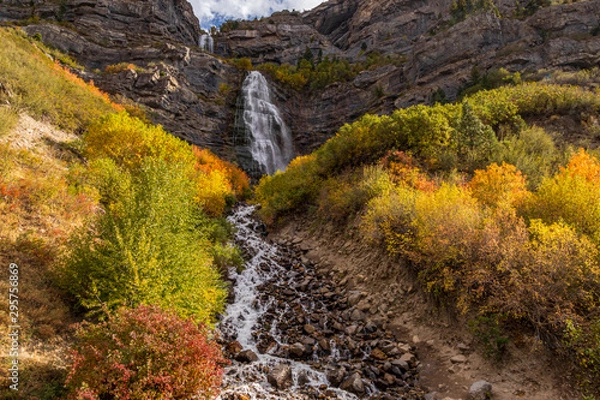 Obraz stream in autumn