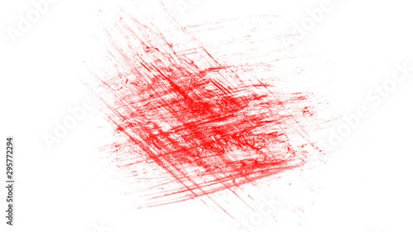 Obraz Red isolated scratches