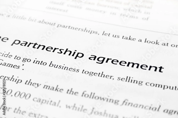 Fototapeta Financial document