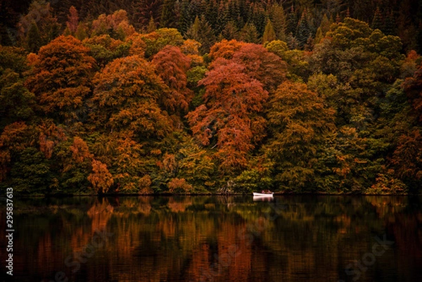 Obraz loch faskally pitlochry perthshire scotland