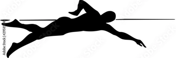 Fototapeta swimmer