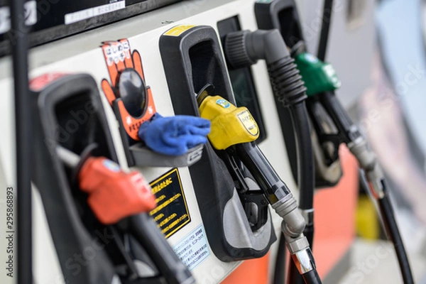 Fototapeta ガソリンの給油口