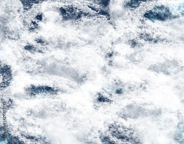 Obraz blue sky and white clouds