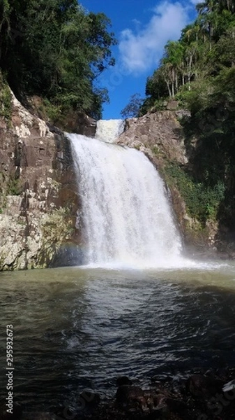 Obraz Tree Fall Waterfall. Riozinho, RS, Brazil.