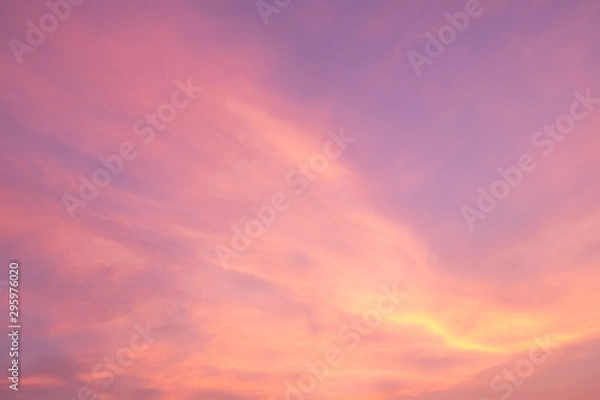 Obraz Dramatic cloudscape twilight in sunrise / sunset