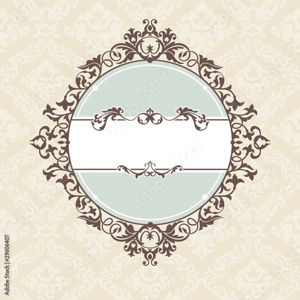 Obraz decorative vintage frame