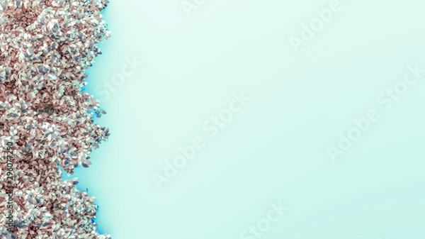 Fototapeta Elegant autumn background. 3d illustration, 3d rendering.