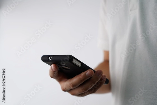 Fototapeta スマートフォン使用中