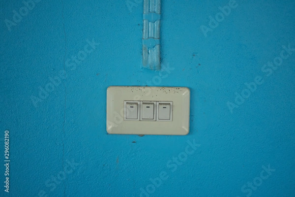 Fototapeta switch on the wall