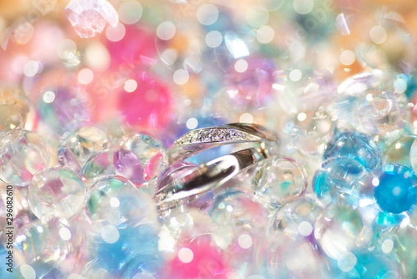 Fototapeta 綺麗な玉とペアリング