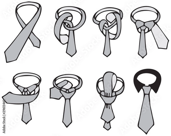 Obraz Anleitung Windsorknoten