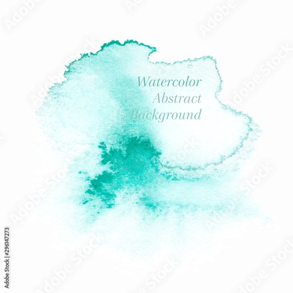 Obraz Watercolor abstract paint Design - Vector. Creative logo element.