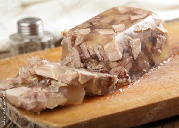 Fototapeta Beef tongue in aspic
