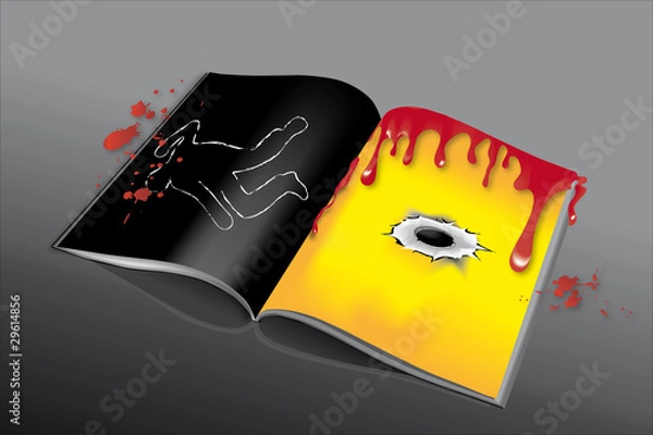 Fototapeta Gialli, noir e polizieschi