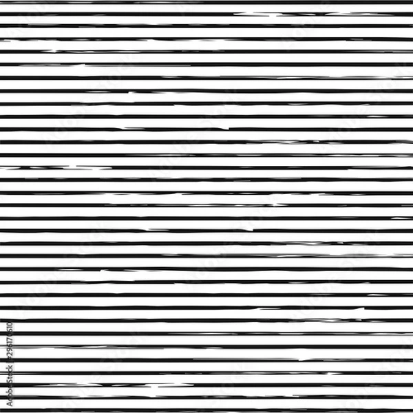 Fototapeta Brush strokes. Vector pattern with line