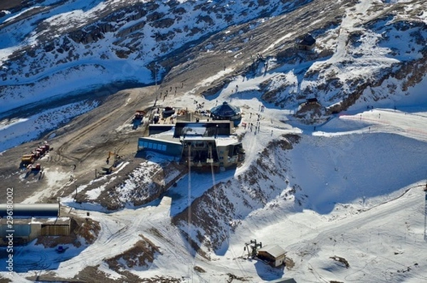 Obraz Zugspitze plate station in the winter