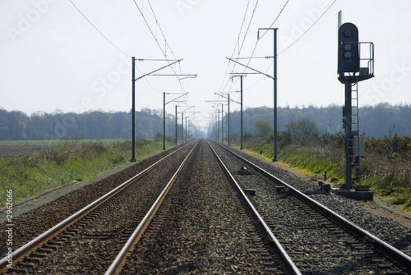 Obraz railway tracks