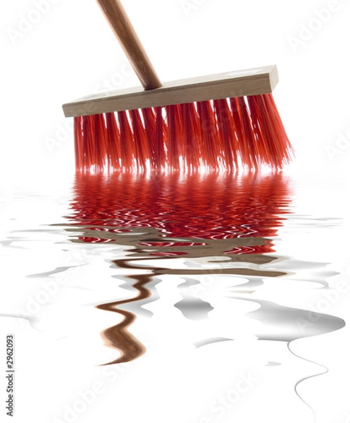 Fototapeta red brush