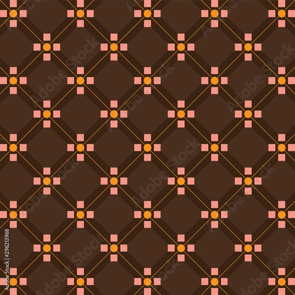 Obraz Square floral pattern vector design