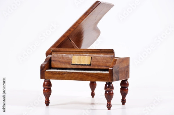 Obraz Piano on White