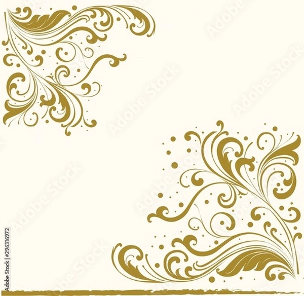 Obraz fondo ocre de trazos